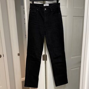 Abercrombie & Fitch Women’s Black Straight Jeans